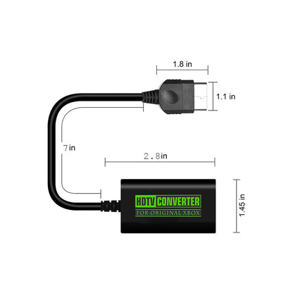 Xbox to HDMI-Compatible Converter – Digital Video & Audio Adapter for HDTV, Projector, TV, Monitor (480P, 720P, 1080P)
