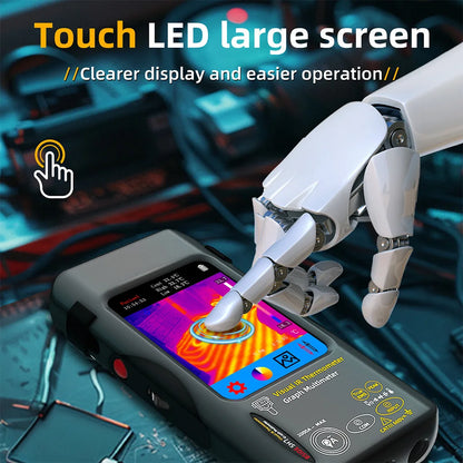 SH7 Thermal Imager & Multimeter - 320×320 IR Camera with 20,000-Count Digital Multimeter for Auto & Heating Inspection