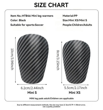 Loogdeel Mini Soccer Shin Guards - Extra Small Football Shin Guards for Kids & Adults, Protective Equipment