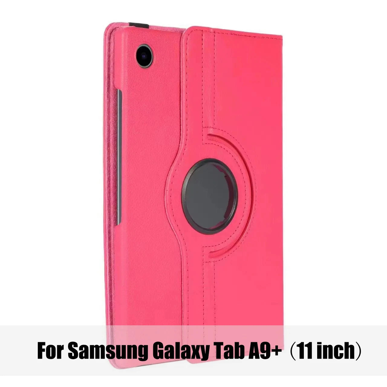 Samsung Galaxy Tab A9+ (11-inch) 2023 Case – PU Leather Cover with Sleep/Wake Function, 360° Rotating Stand & Protective Shell