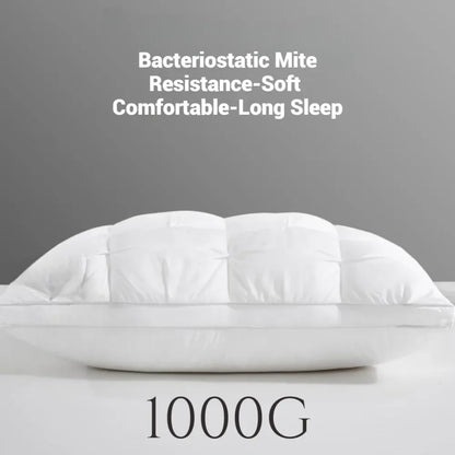 Comfortable Sleeping Pillow – 5-Star Hotel Quality, Soft Three-Dimensional Bilateral Washed Solid Color Pillow