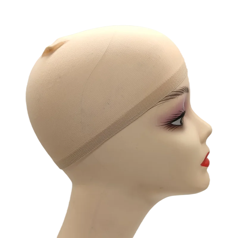 Ventilated Nylon Mesh Wig Cap – Stretchy, Breathable, Extra Thin Stocking Hairnets for Wigs, Available in 1/6/12 Bags