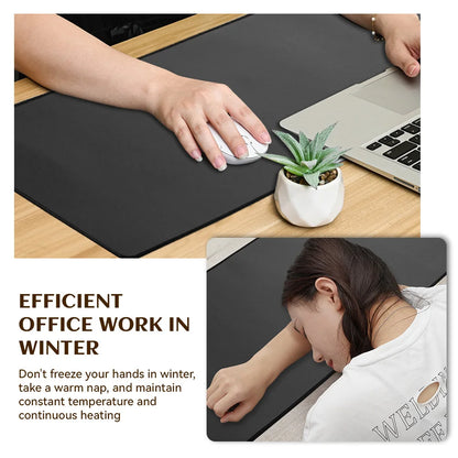 Adjustable Waterproof Electric Heating Pad - Intelligent Heated Mat for Home and Office
