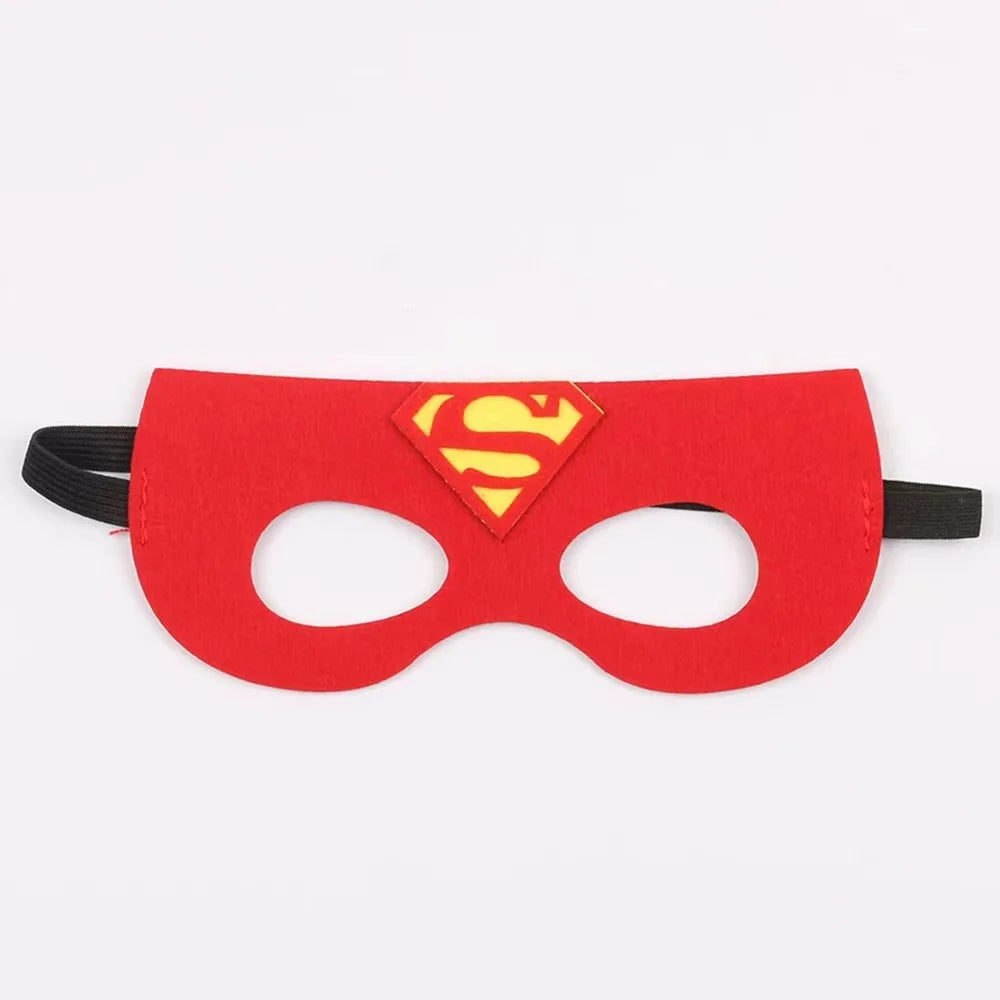 Halloween Superhero Masks — Christmas & Birthday Party Dress-Up Cosplay Mask for Kids, Children’s Favor & Mystery Gift