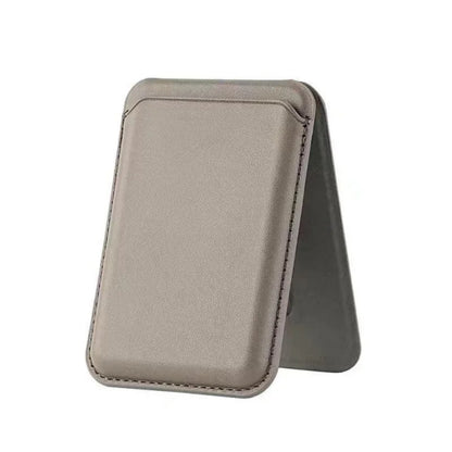 Strong Magnetic Leather Wallet Case with Hidden Stand for MagSafe – Card Holder Cover for iPhone 15 Pro Max, 14 & 13 Pro Max