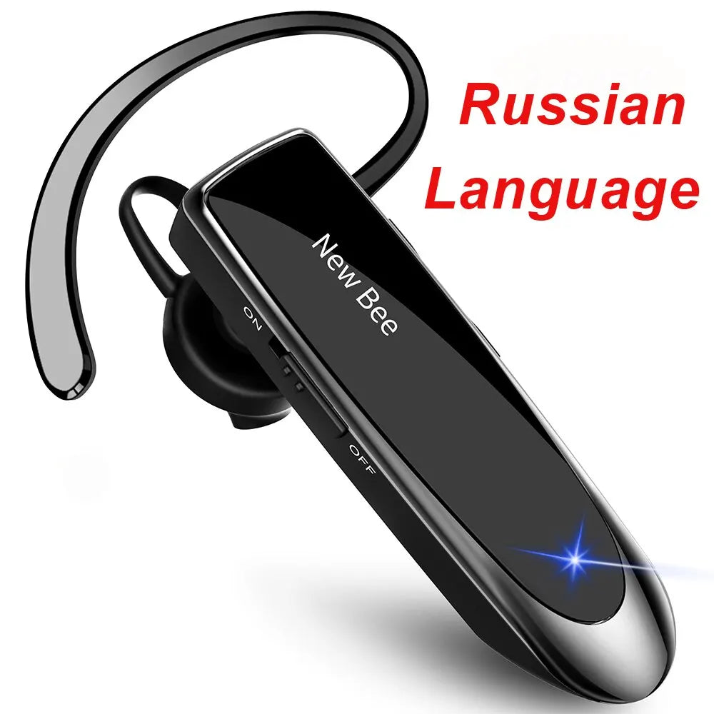 New Bee B41 Wireless Bluetooth 5.0 Earphones – Hands-Free Mini Headset with CVC 6.0 Mic, 22H Music Playing for iPhone