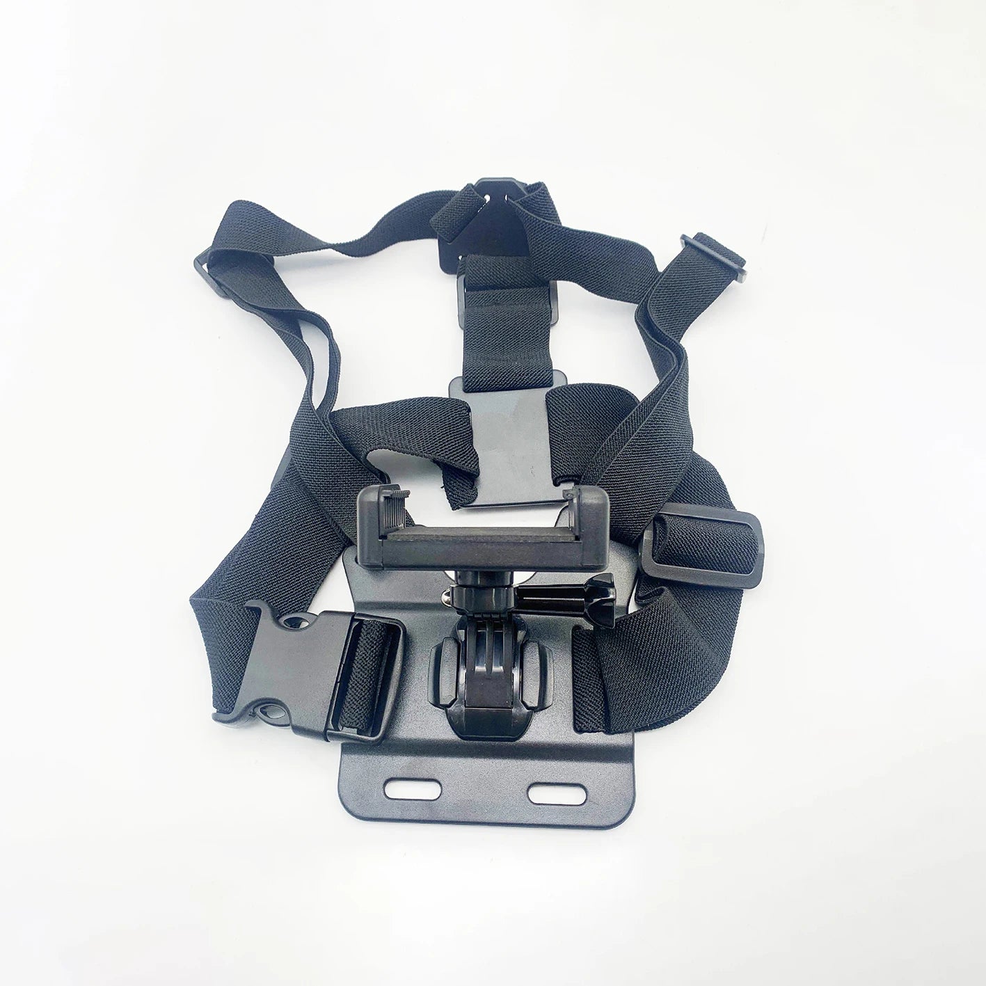 First-Person Adjustable Chest Strap Mount – Action Camera & Mobile Phone Holder for Cycling, Skiing, Outdoor Recording