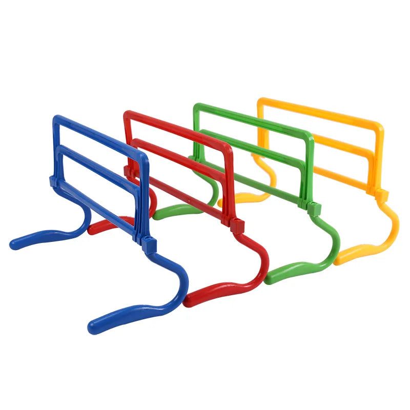Football Training Equipment: Agility Ladder, Ring Cone, Cylinder Hurdles, Barriers Frame, Soccer Obstacle Rack, Pole - Logo Bar