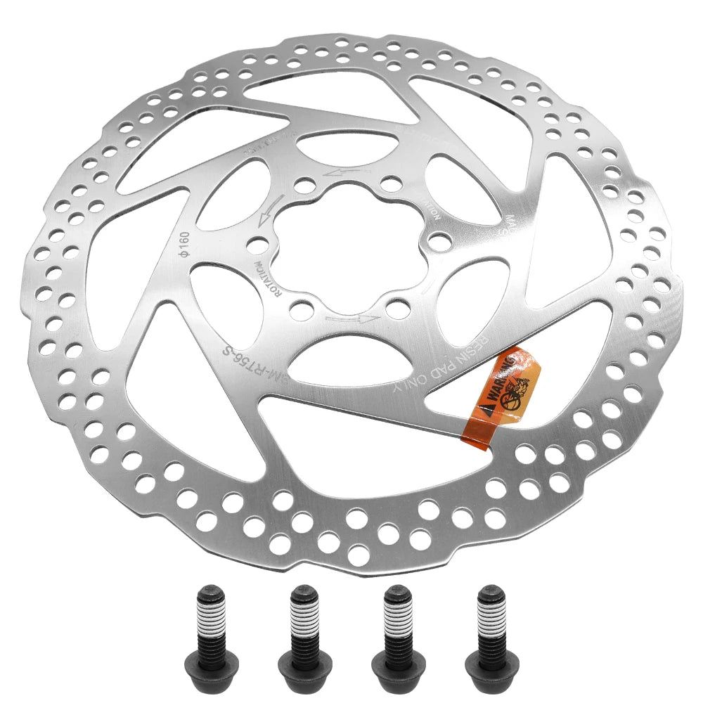 Shimano DEORE SM-RT56 MTB Brake Discs – 160mm/180mm Rotor, 6 Bolt, 2PCS Mountain Bike Accessories