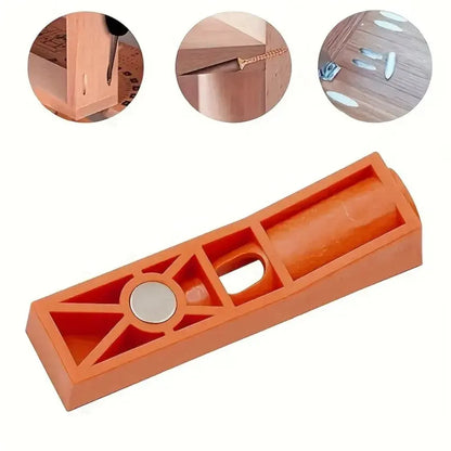 Oblique Hole Locator Set: Pocket Hole Angle Drill Guide for Woodworking DIY Carpentry
