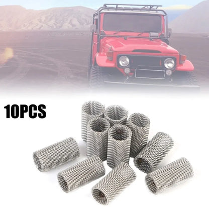 10 Pieces 310s Stainless Steel Car Glow Plug Burner Strainer Screen Filter Mesh - for Diesel Air Parking Heaters