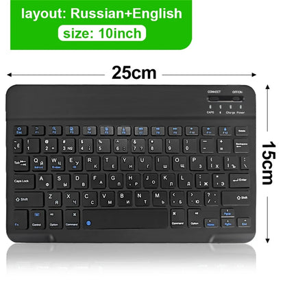 Bluetooth Wireless Keyboard & Mouse Set – Multi-Language Support for iOS, Android, Windows, iPad & Tablets