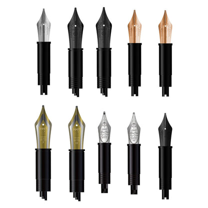 HongDian Fountain Pen Nibs — F/EF/B Replacement Tips for Pens, Spare Nibs for Office & Practice Use