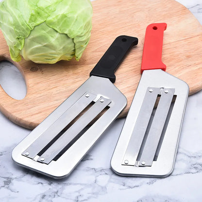 Cabbage Hand Slicer: Manual Vegetable Cutter for Homemade Coleslaw & Sauerkraut - Kitchen Tool for Easy Slicing
