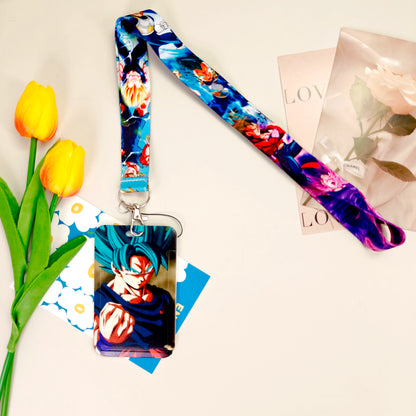 Dragon Ball Anime Lanyard – Credential Holder for Key, Card, Badge & Gym Keychain Accessories Gift