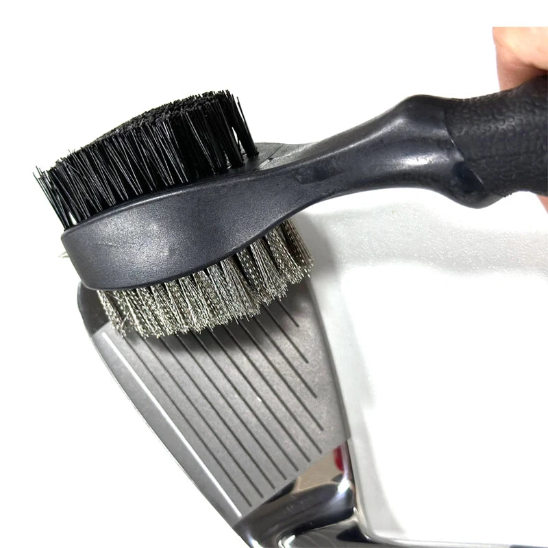 Golf Club Brush – 2-Sided Groove Cleaner Kit for Putter, Wedge & Ball, Golf Accessories