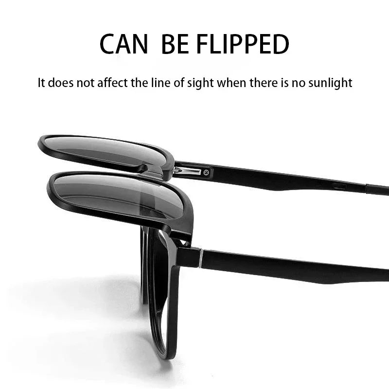 VICKY Magnetic Clip-On Myopia Glasses – Polarized Prescription Reading Sunglasses for Men & Women TJ2190