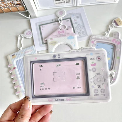 Cute Camera Phone Card Holder - Protective Idol Photocard Sleeve & Collectible Gift