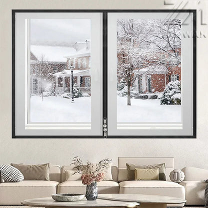 Winter Zipper Curtains – Transparent Waterproof Plastic Window Film, Windproof & Anti-Freezing Insulation