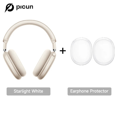 Picun F8 Pro ANC Wireless Headphones - 3D Spatial Audio Bluetooth Headset with HD Mic & Low Latency App Support