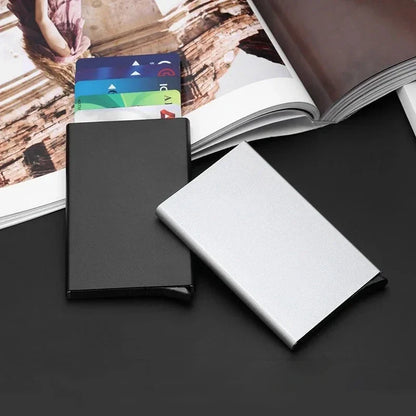 Large Capacity Double Layer RFID Blocking Carbon Fiber Wallet – Men’s Anti-Theft Credit & ID Card Holder Case