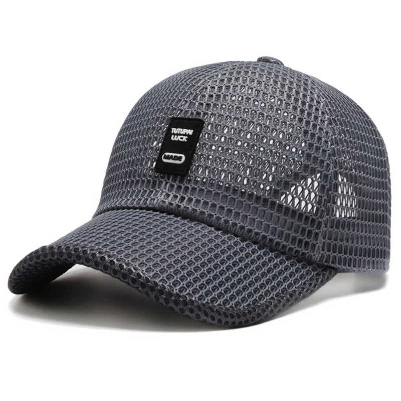 Summer Baseball Cap - UV Protection Breathable Mesh Hat for Hiking, Fishing & Outdoor Activities