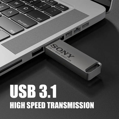 SONY High-Speed PenDrive – 2TB, 1TB, 512GB, 256GB USB Flash Drive for Xiaomi Phones, Portable Metal USB Stick