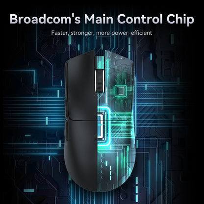 Attack Shark X11 Tri-Mode Wireless Gaming Mouse – 2.4GHz/Wired/Bluetooth PAW3311 22000DPI RGB PC Mouse 400IPS