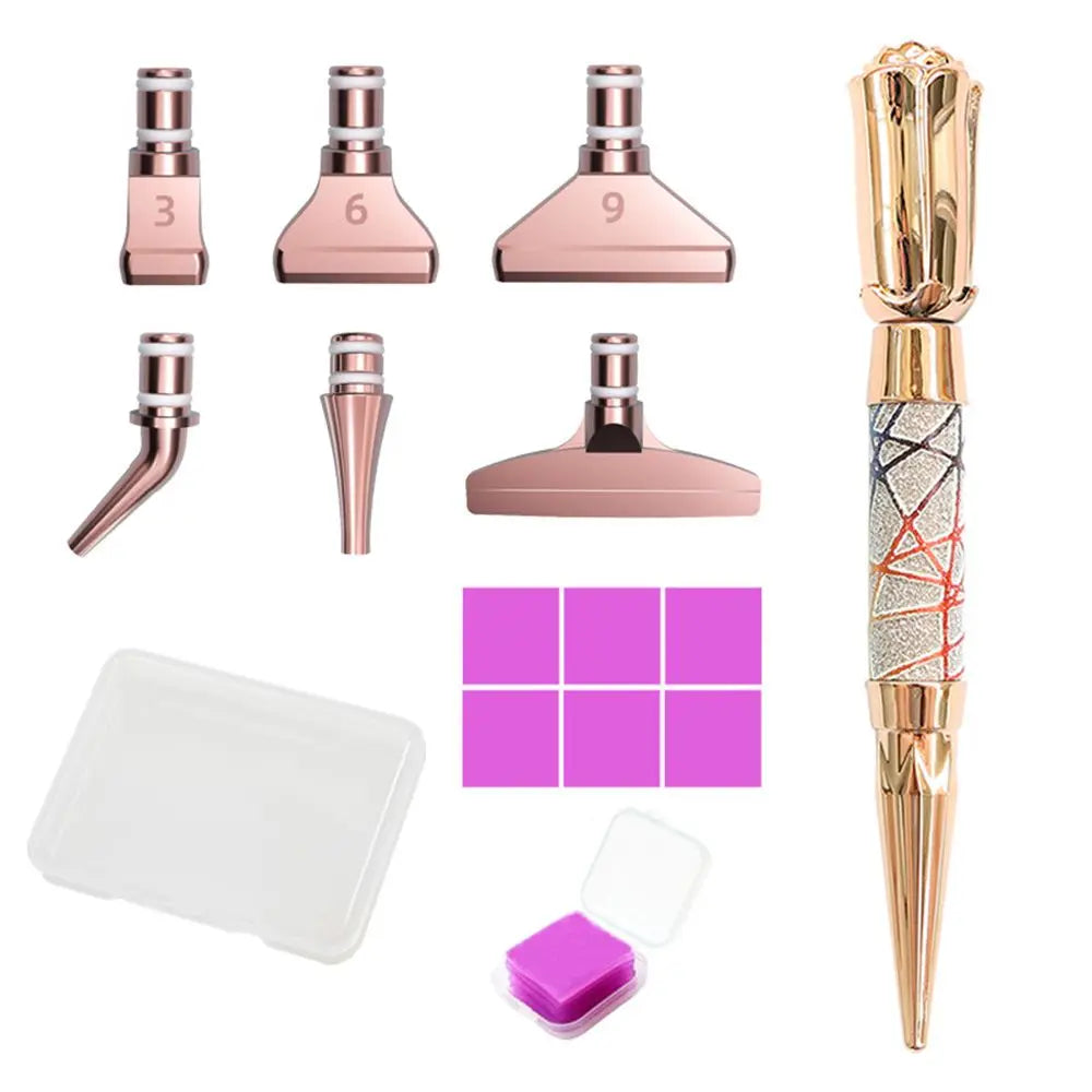 5D Diamond Painting Pen Kit – Glitter Sparkle Drill Pens for Cross Stitch, Embroidery, DIY Crafts & Nail Art