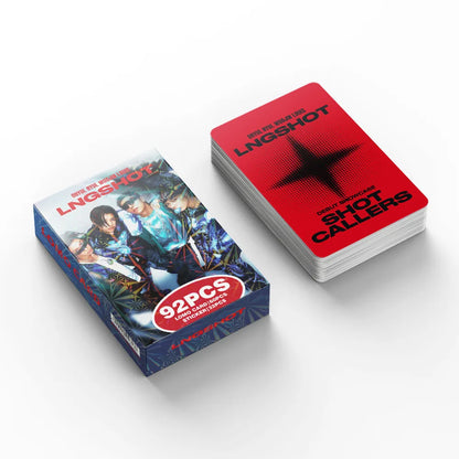 92PCS LNGSHOT Idol Lomo Cards - SHOT CALLERS Album Photo Collection Fan Gift Set