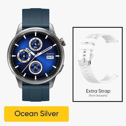 Global Version realme Watch S2 – 1.43'' AMOLED Smartwatch, 20-Day Battery, AI Engine, IP68 Waterproof