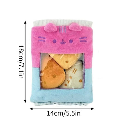 Pusheen Cat Figure and Charm - Cute Desk Accessories, Fluffy Cushion Decor, and Birthday Gifts for Pusheen Fans