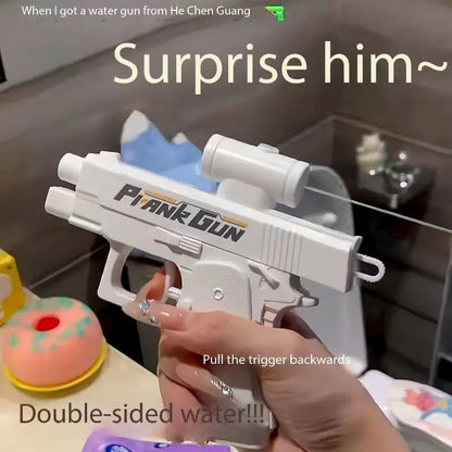 Double-Sided Reverse Water Gun – Funny Mini Tactical Water Sprayer for Kids & Adults, Beach & Pool Summer Water Fight Toy