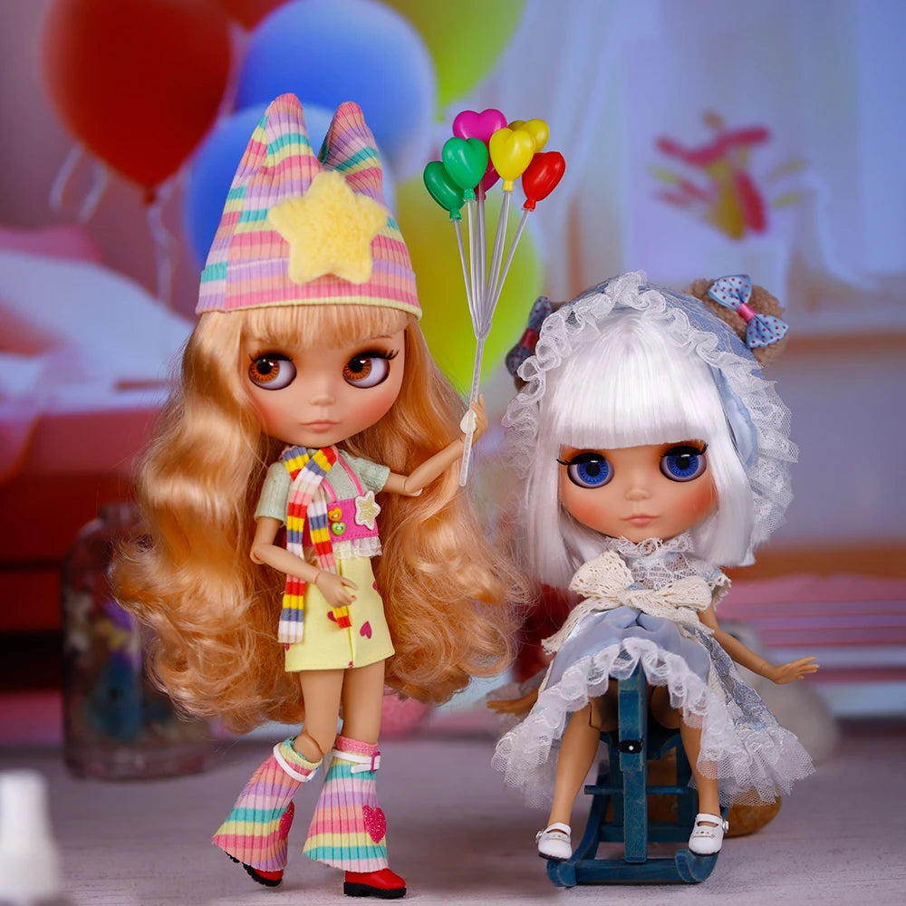 ICY DBS Blyth 1/6 Joint Doll – 30cm Tan Skin Matte Face BJD Girl Doll Toy Gift