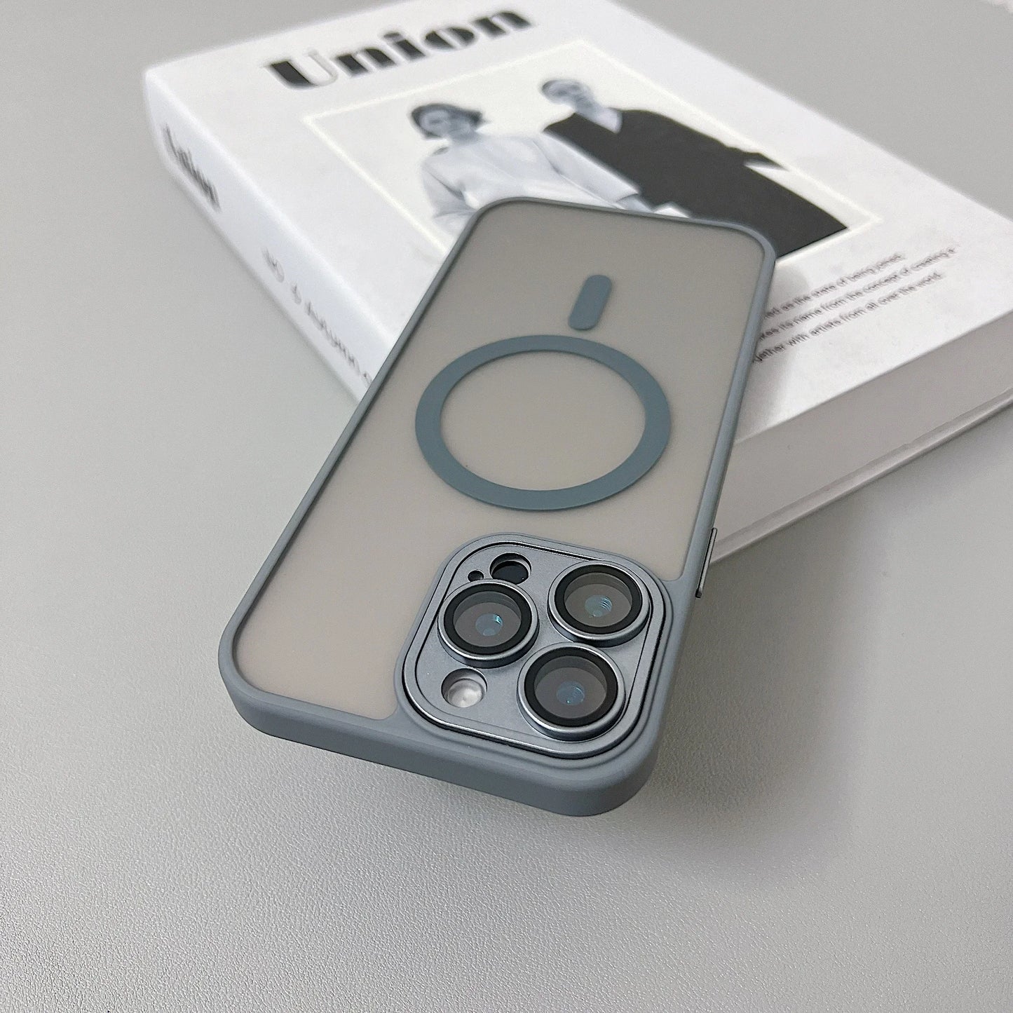 Magnetic Matte Translucent Armor Case - Shockproof Magsafe Compatible Cover for iPhone 17 16 15 14 13 12 11 Pro Max Plus