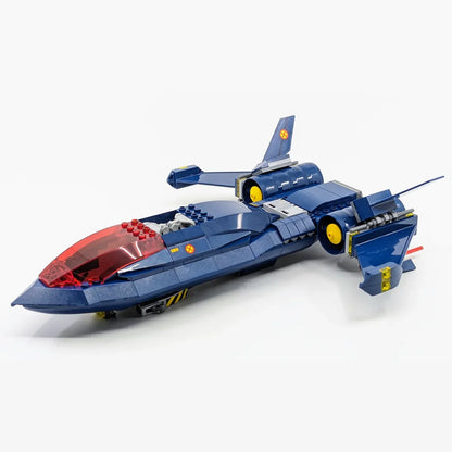 SUPERHEROES X-JET 97 SR-71 Blackbird Airforce Plane Model – Building Block Toy Gift