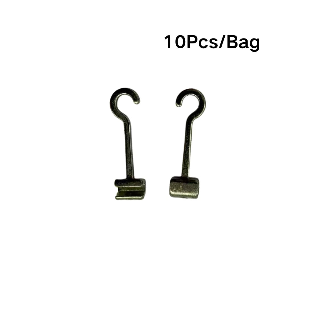 Orthodontic Lingual Button & Crimpable Hook Set – Metal Bondable Dental Traction Eyelets & Accessories for Dentistry Use