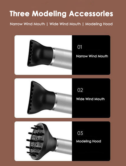 Professional Infrared Hair Dryer — Negative Ionic Blow Dryer with Hot & Cold Wind