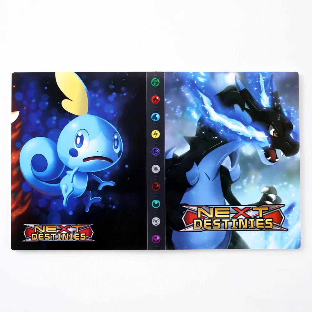 Charizard 240Pcs Card Album – Anime Card Binder for Mewtwo, Charizard & Collections, Protector Folder Gift