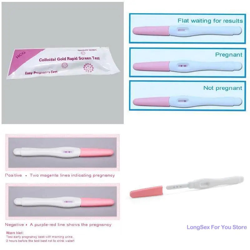 Early Pregnancy Test Strips – HCG Testing Kit for Women, Over 99% Accuracy, Rapid Urine Pregnancy Check