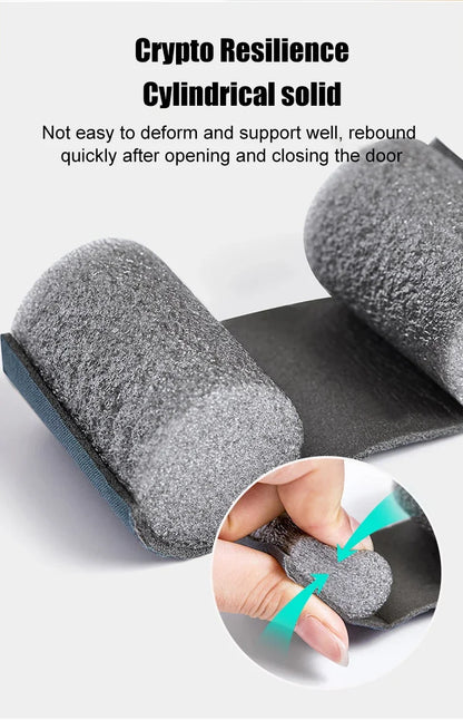 Windproof Seal Strip Draught Excluder - Double Protector Door Bottom Guard for Dust-Proof, Soundproofing - Doorstop Blocker