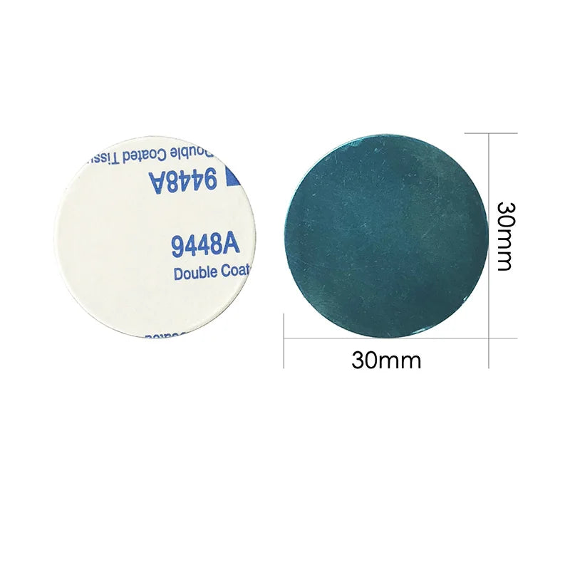Magnetic Metal Plates for Car Phone Holder: Universal Iron Sheet Sticker Stand - Compatible with Mobile Phone Magnet Mounts, 1/20Pcs