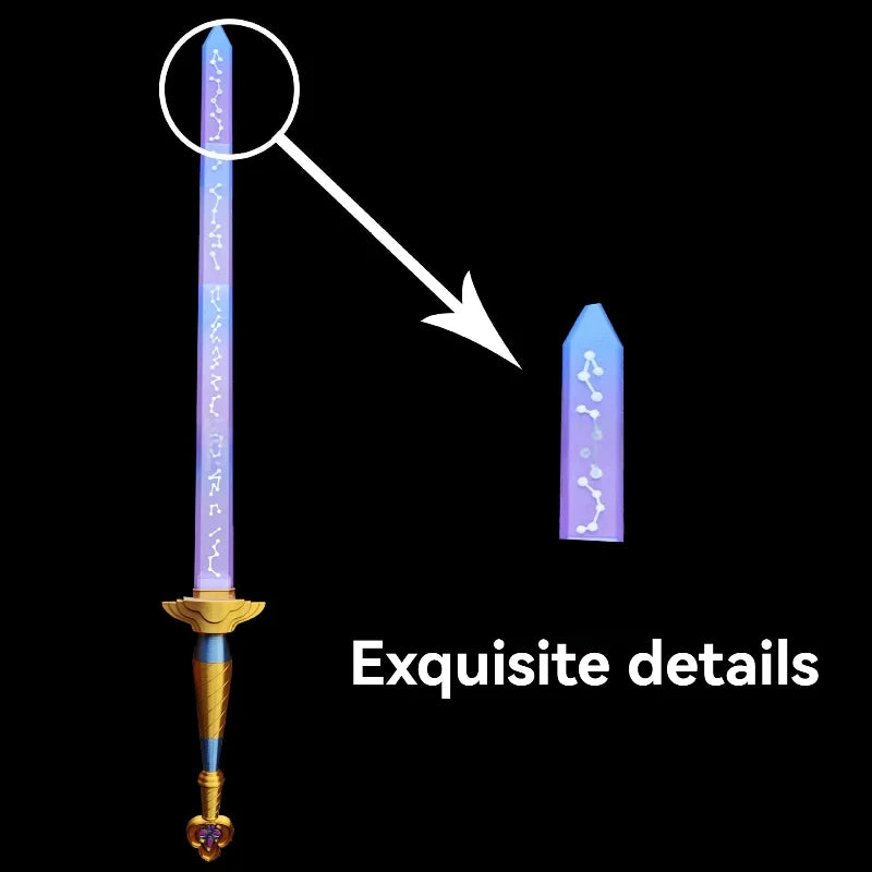 Kpop Rumi Sword Cosplay Prop – Demon Hunter Roleplay Outfit Accessory for Men and Women, Halloween and Carnival Costume