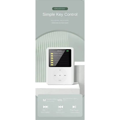 64GB Portable MP3 Player - Rechargeable Digital Music Player with E-Book Function for Kids & Adults