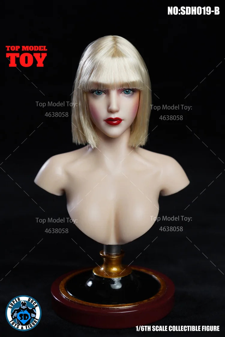 SUPER DUCK 1/6 Scale Beauty Head Sculpt — SDH018/024/027/028/030/032/042 for 12" TBL PH JO Action Figures