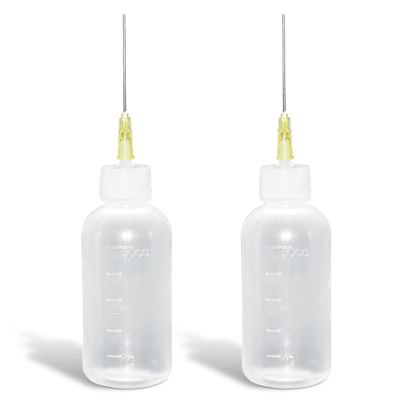 50ML Plastic Alcohol Dispenser Bottle – For Rosin, Solder Flux Paste, PCB Cleaning & Phone Welding Repair Tools