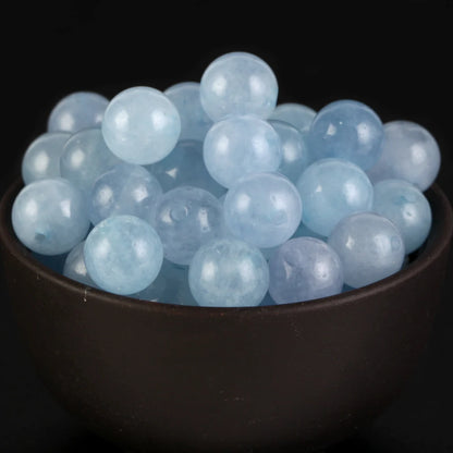 Natural Round Mixed Gemstone Beads — Tiger Eye, Amazonite, Lava, Turquoise, Agate, Jasper & Garnet Spacer Beads for DIY Bracelet