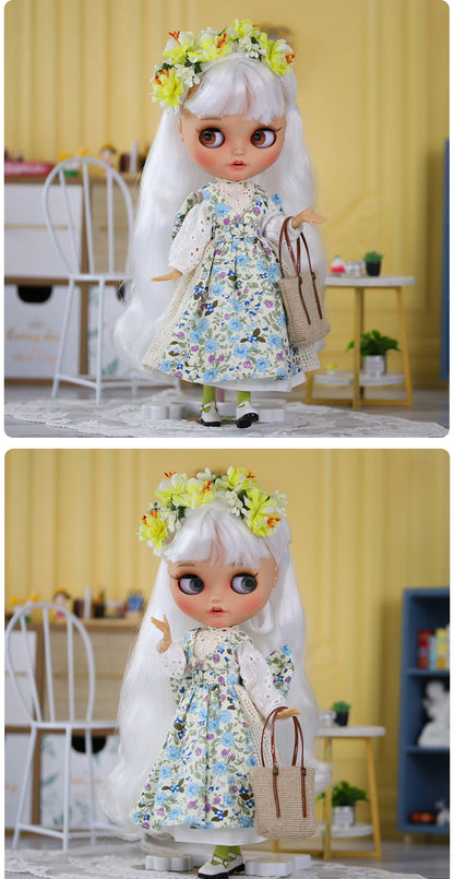 ICY DBS Blythe 1/6 BJD Doll – 30cm Tan Skin Matte Face Jointed Body, Anime Girl Toy Gift