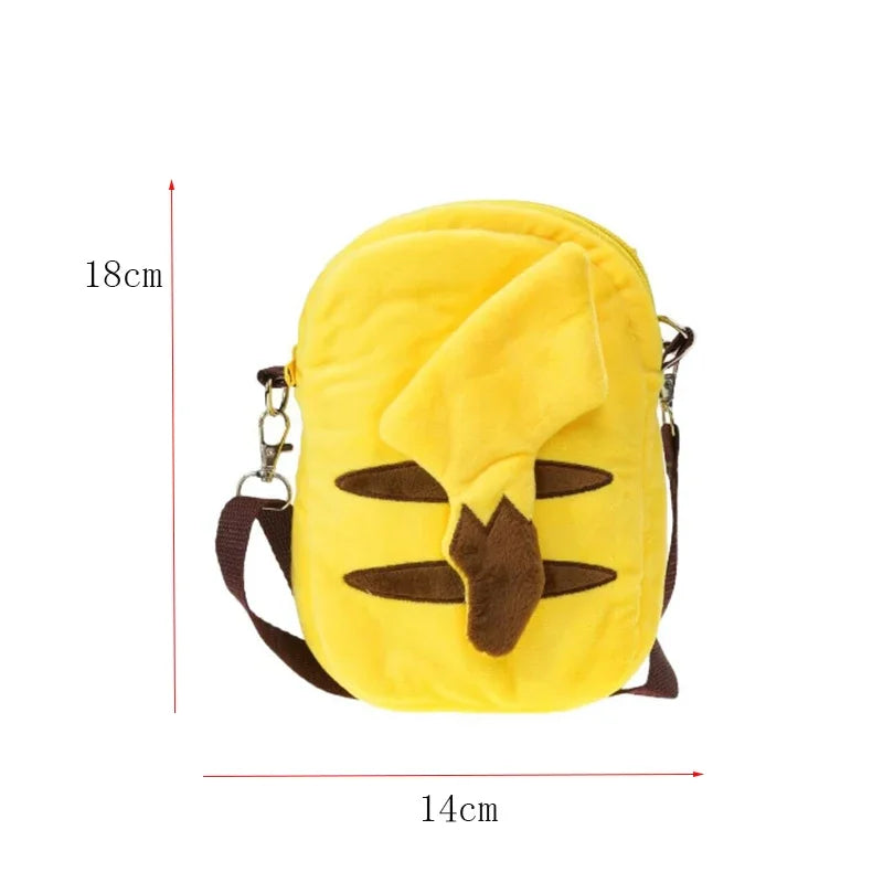 Pokemon Plush Backpack – Gengar, Mimikyu, Snorlax, Rowlet, Lucario & Charmander Anime Shoulder Bag Dolls