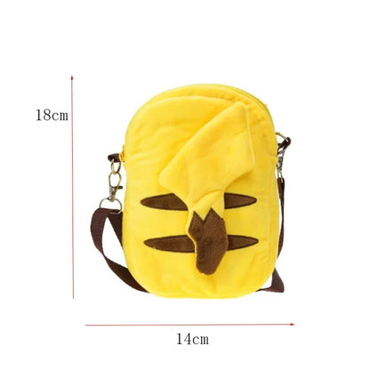 Pokemon Plush Backpack – Gengar, Mimikyu, Snorlax, Rowlet, Lucario & Charmander Anime Shoulder Bag Dolls